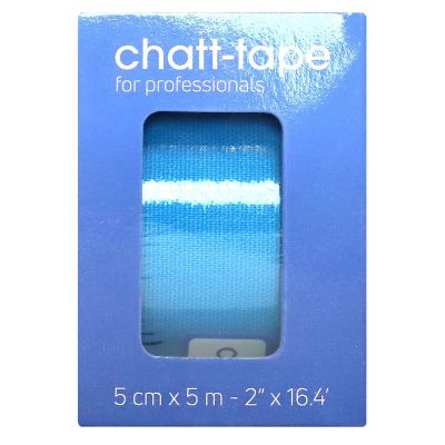 Chatt-tape 12 rouleaux 5mx5cm bleu