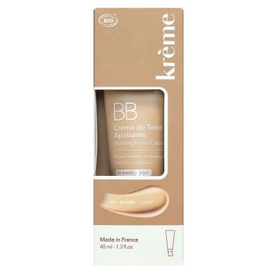 BB creme de teint apaisante bio teinte claire peau sensible 40ml