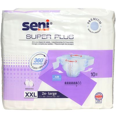 Premium Super Plus 10 changes complets Adulte XXL 2X large niveau 7