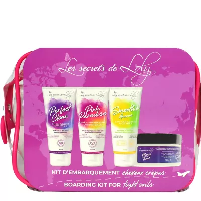 Trousse voyage cheveux crépus