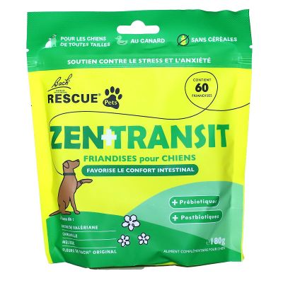 Pets 60 friandises Zen + Transit pour chiens