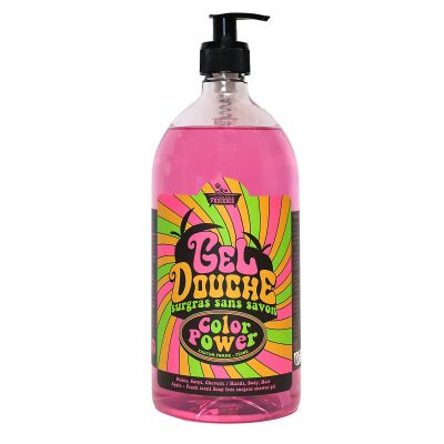 Gel douche Color Power pomme pêche 1L