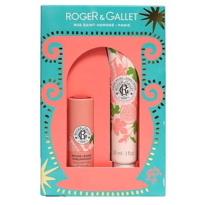 Coffret Fleur de figuier creme mains 30ml + baume lèvres sublimateur 3,5g