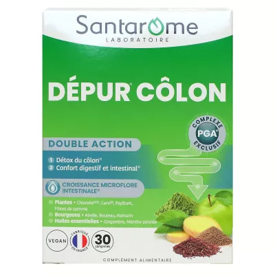 Depur Colon double action 30 comprimés