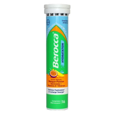 Hydratation mangue passion 16 comprimés effervescents