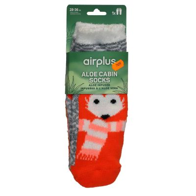 Aloe Cabin Kids chaussettes hydratantes Renard 28-36