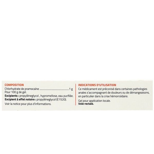 Cemaukor 1% gel gémorroïdes douleurs et démangeaisons 30g