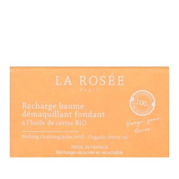 Recharge baume démaquillant fondant huile cerise bio 90ml