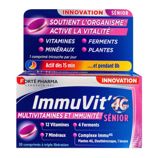 Immuvit 4G senior 30 comprimés