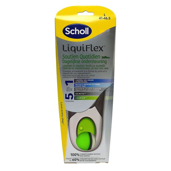 Liquiflex semelles soutien quotidien 5en1 homme L 41-46,5