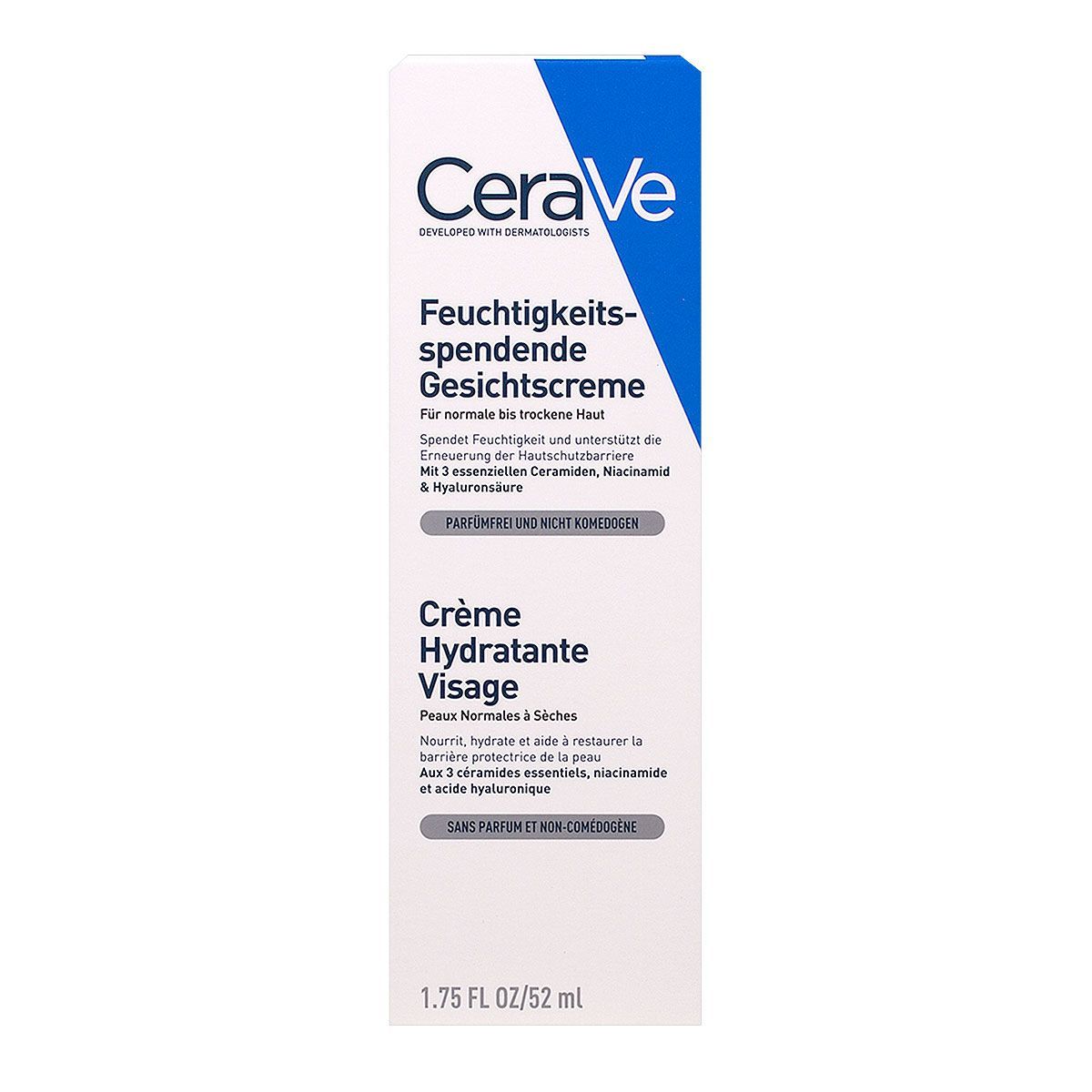 Acheter Crème Hydratante Visage SPF50 52mL de CeraVe au meilleur