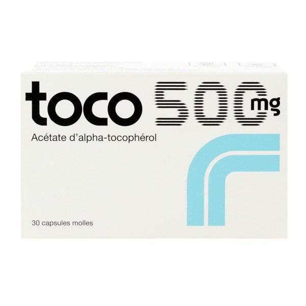 Toco 500mg 30 capsules molles