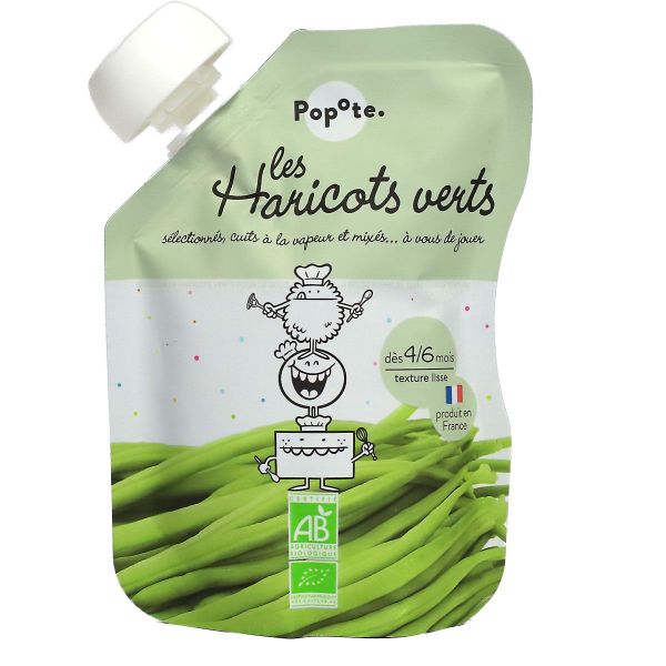 Les haricots gourde purée bio dès 4-6 mois Les haricots gourde purée bio dès 4-6 mois 120g