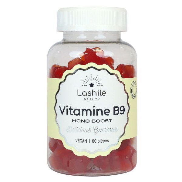 Vitamine B9 Mono Boost vegan 60 gummiers