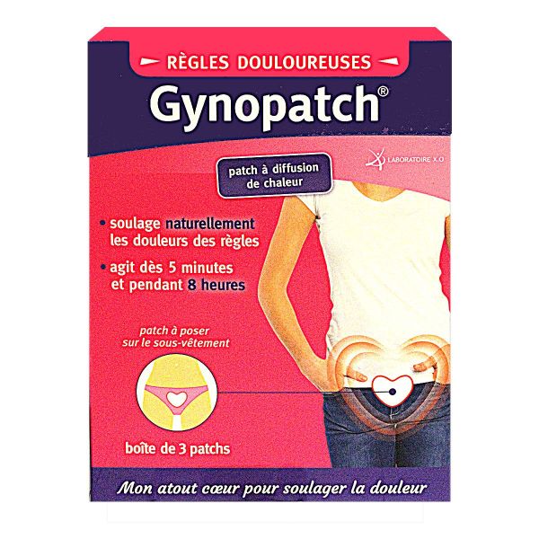 Gynopatch règles douloureuses 3 patchs