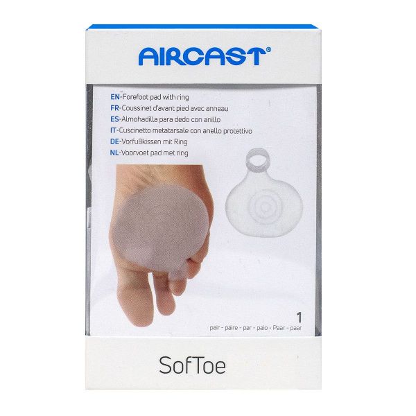 Aircast Softoes 1 paire de coussinets avant-pied avec anneau