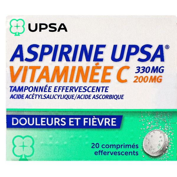 Aspirine vitamine C 20 comprimés
