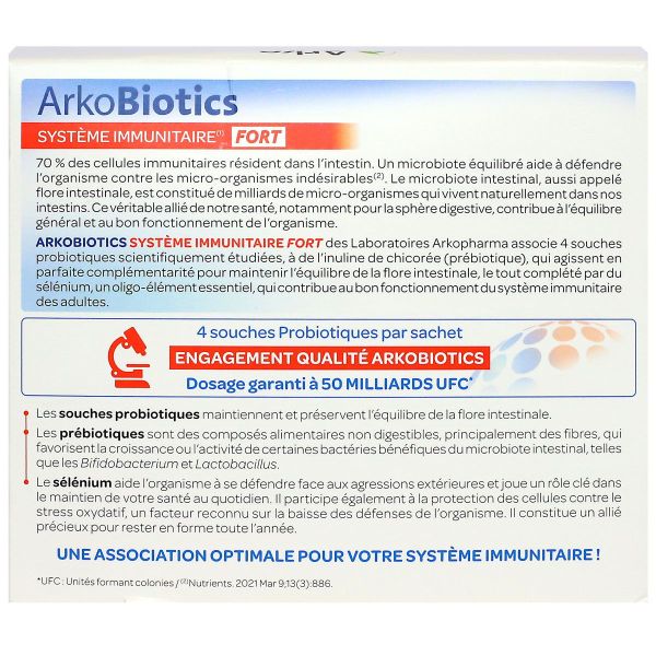 Arkobiotics système immunitaire Fort 15 sachets