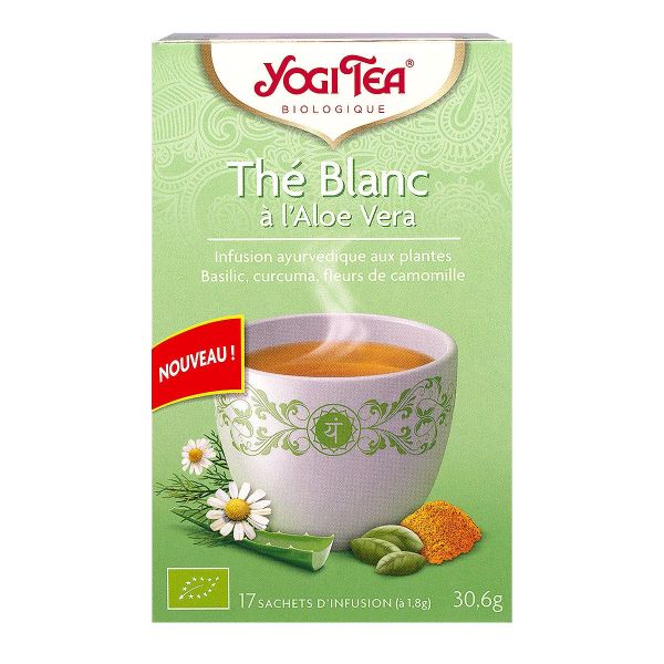 17 infusions thé blanc aloe vera