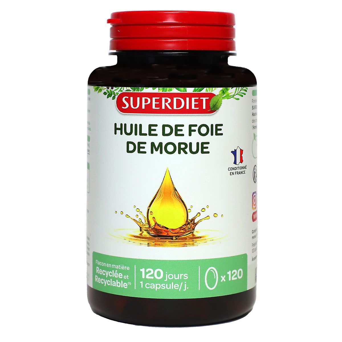 L’huile de foie de morue SuperDiet est un complément alimentaire — free download