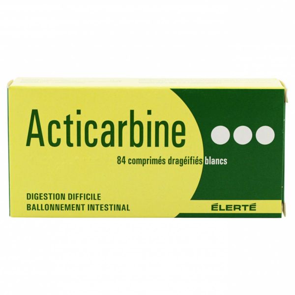 Acticarbine digestion difficile 84 comprimés dragéifiés