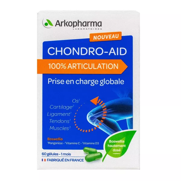 Chondro Aid 100% articulation prise en charge globale 60 gélules