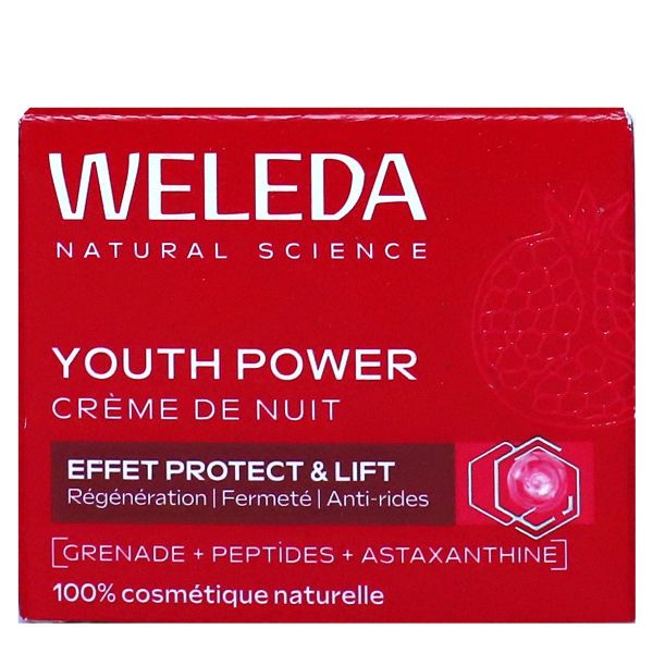 Youth Power grenade creme nuit anti-rides peptides de maca 40ml