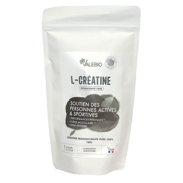 L-Creatine soutien personnes active et sportives 180g