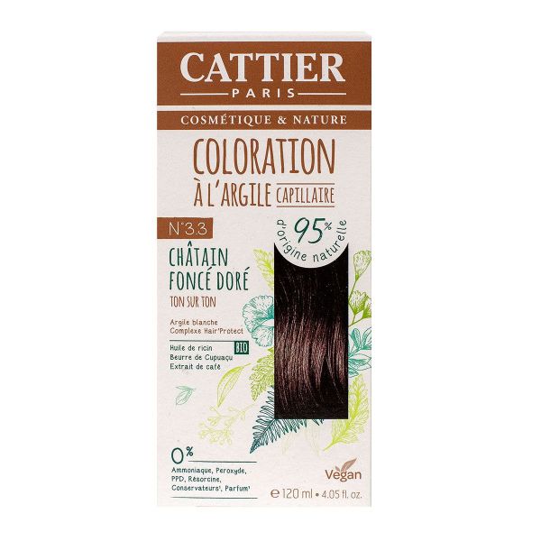 Kit Capillaire A L Argile Coloration N 3 3 Chatain Fonce Dore 1ml