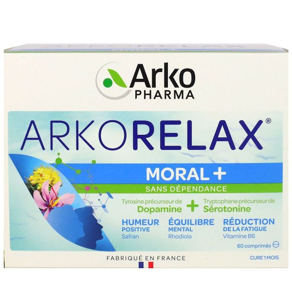 Arkorelax Moral + sans dépendance 60 comprimés