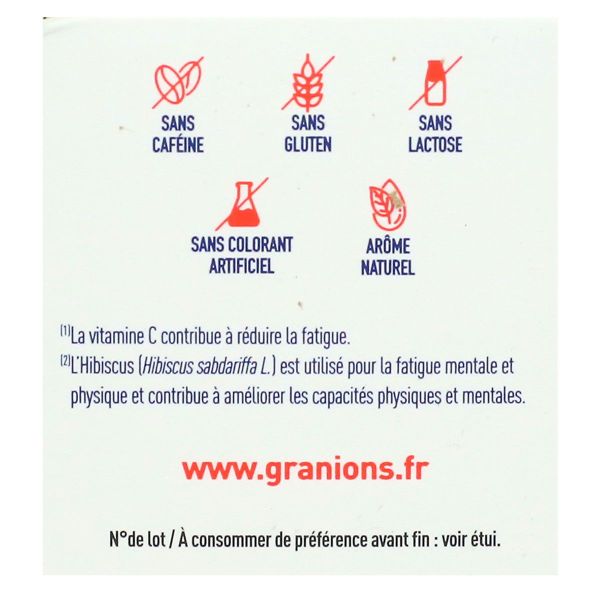 Vitamineris anti-fatigue Vitamine C et gelée royale 10 Shots