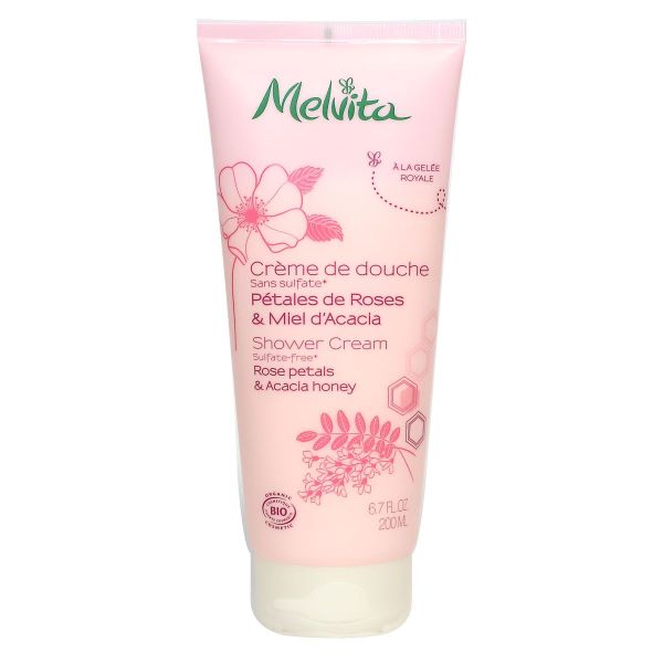 Crème douche rose & miel d'acacia 200ml