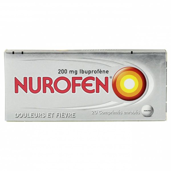 Nurofen 200mg ibuprofène 20 comprimés