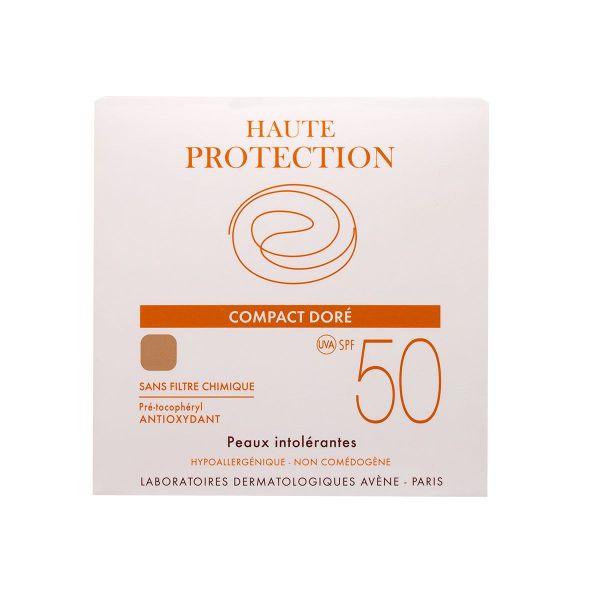 Crème compacte solaire 10g dorée