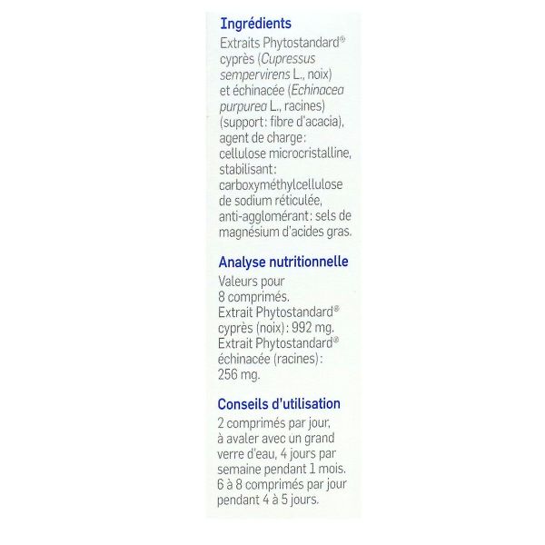 Phytostandard Cyprès & Echinacée 30 comprimés