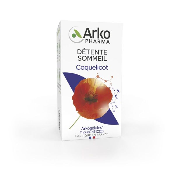 Arkogélules coquelicot 45 gélules