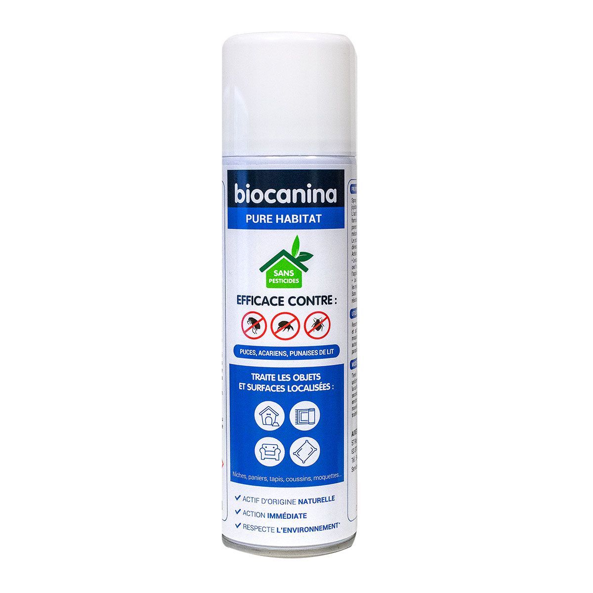Spray insecticides Eco logis Biocanina - anti puces, tiques et
