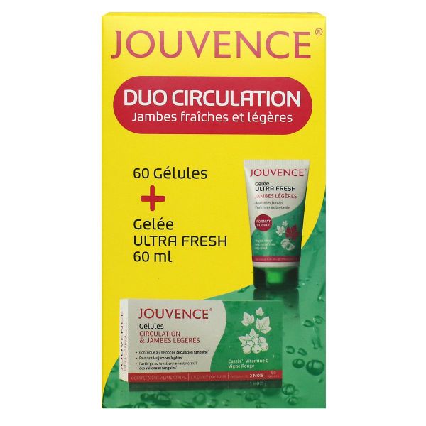 Circulation et jambes légères 60 gélules et gelée 60ml