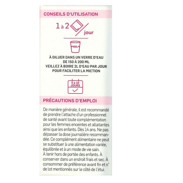 Feminabiane CBU D-Mannose goût fraise 10 sachets à diluer