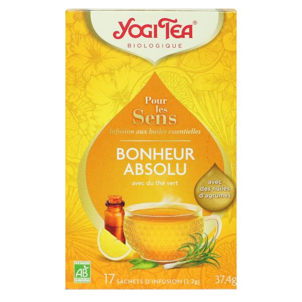 Pour les sens Bonheur absolu thé vert bio 17 sachets