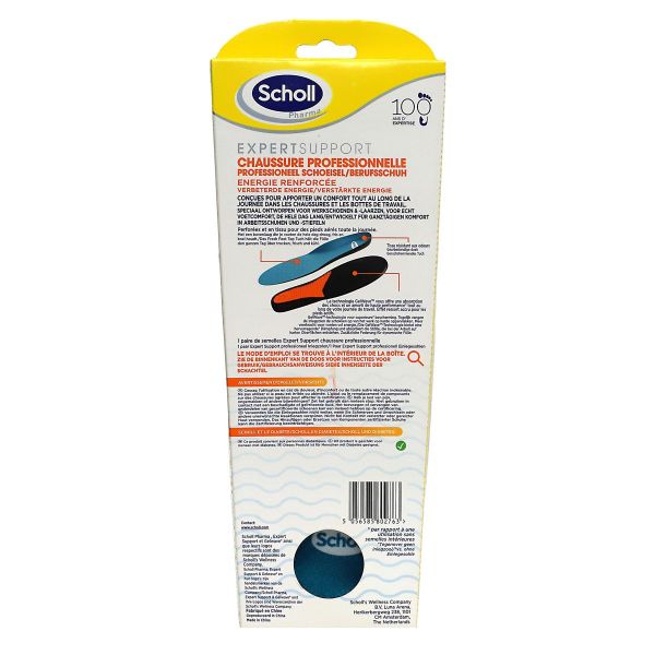 Expert Support 1 paire de semelles chaussures professionnelles L 40-46,5
