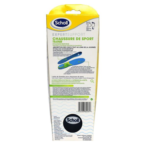 Expert Support 1 paire de semelles chaussures de sport S 35,5-40,5
