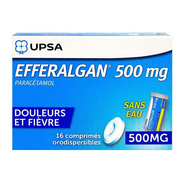 EfferalganOdis 500mg 16 comprimés