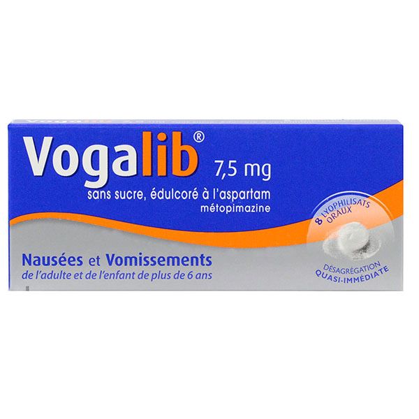 Vogalib 7,5mg 8 lyophilisats oraux