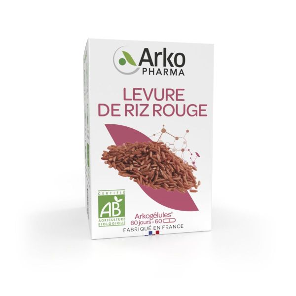 Arkogélules Levure de riz rouge bio 60 gélules
