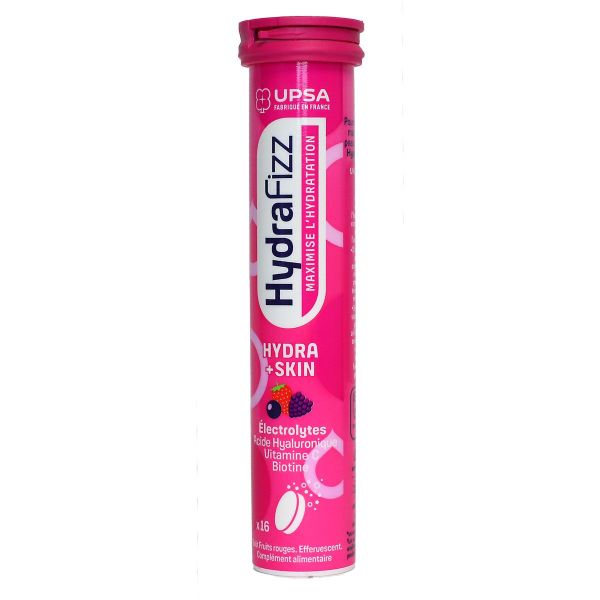 Hydrafizz Hydra+ Skin 16 comprimés effervescents
