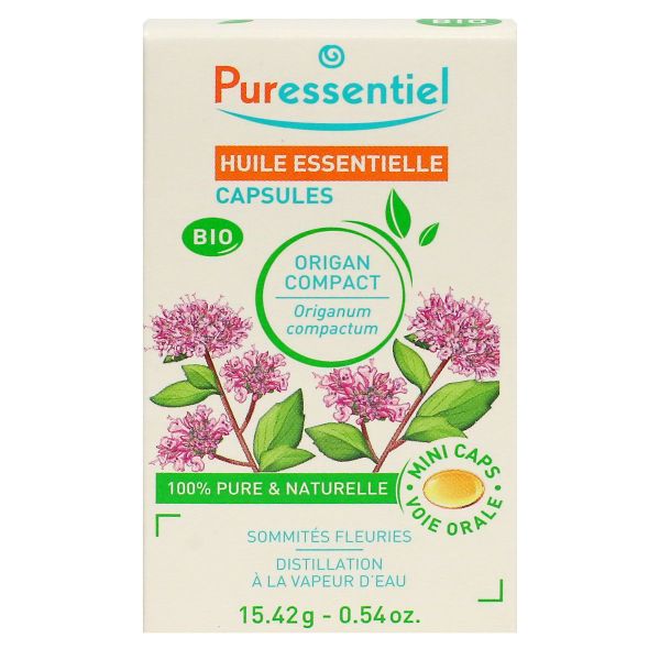 Huile essentielle Origan compact bio 60 capsules