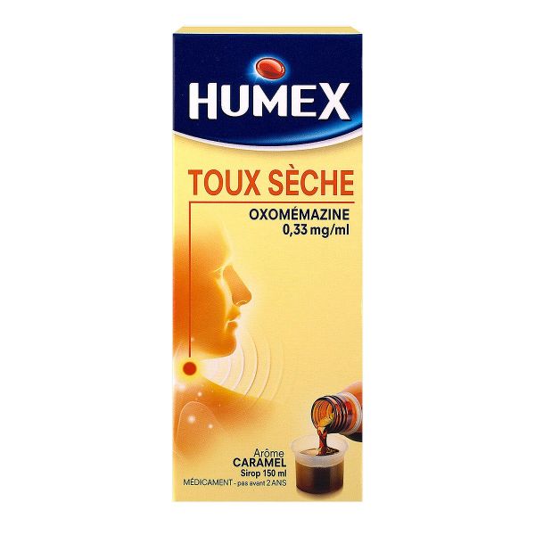 Sirop toux sèche Oxomémazine 150ml