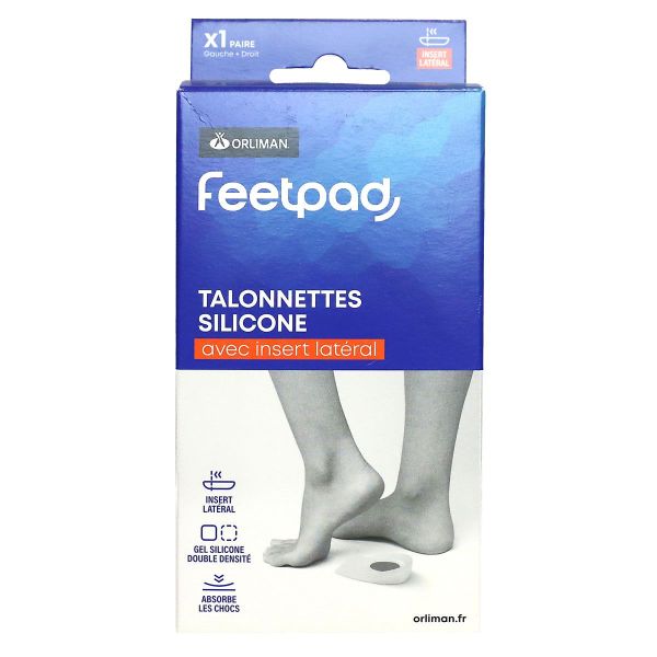 FeetPad 2 talonnettes silicone insert latéral gauche + droit taille 2