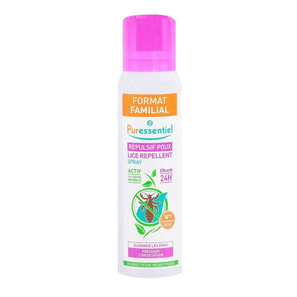 Répulsif poux spray format familial 200ml